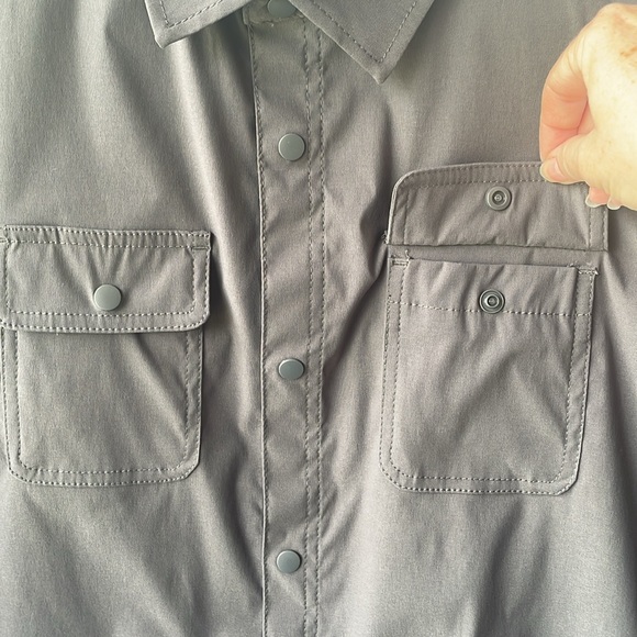 UNIONBAY ‘Ub Tech’ Snap Front Performance Shirt - Picture 5 of 13